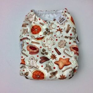 Mama Koala Cloth Diaper Christmas Print